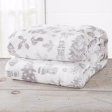 Velvet Throw Blanket - Pearl Collection