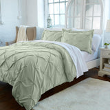 3-Piece Pintuck Duvet Cover - Analia Collection