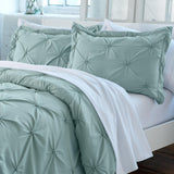 3-Piece Pintuck Duvet Cover - Analia Collection