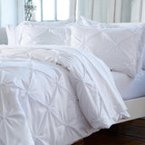 3-Piece Pintuck Duvet Cover - Analia Collection