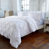 3-Piece Pintuck Duvet Cover - Analia Collection