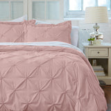 3-Piece Pintuck Duvet Cover - Analia Collection