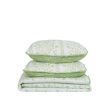 Green Floral Quilt Set - Flora Collection