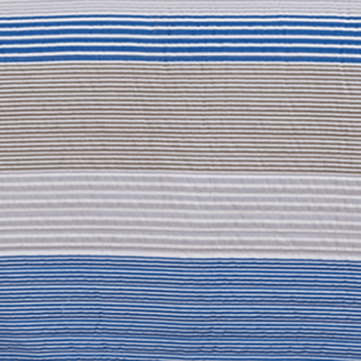 3 Piece Striped Quilt Set - Bryce Collection