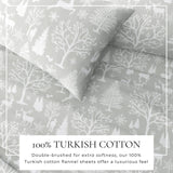 4-Piece Turkish Cotton Flannel Sheet - Lakeview Collection