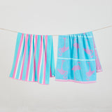 2 Pack 100% Cotton Jacquard Beach Towels - Playa Collection