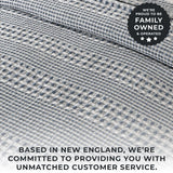 100% Cotton Waffle Weave Textured Blanket - Cecilia Collection