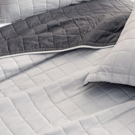 3 Piece Reversible Quilt Set - Mylo Collection
