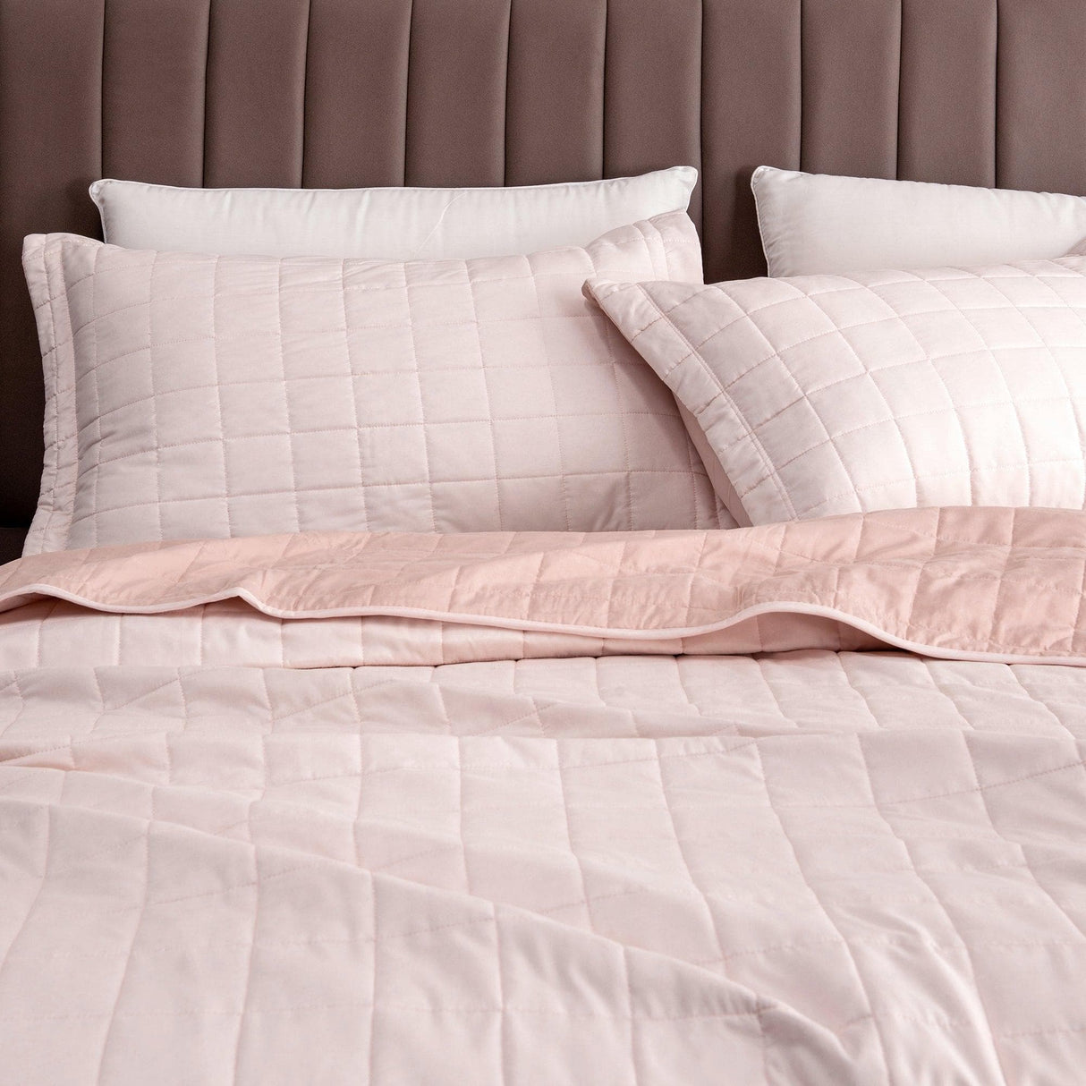 3 Piece Reversible Quilt Set - Mylo Collection