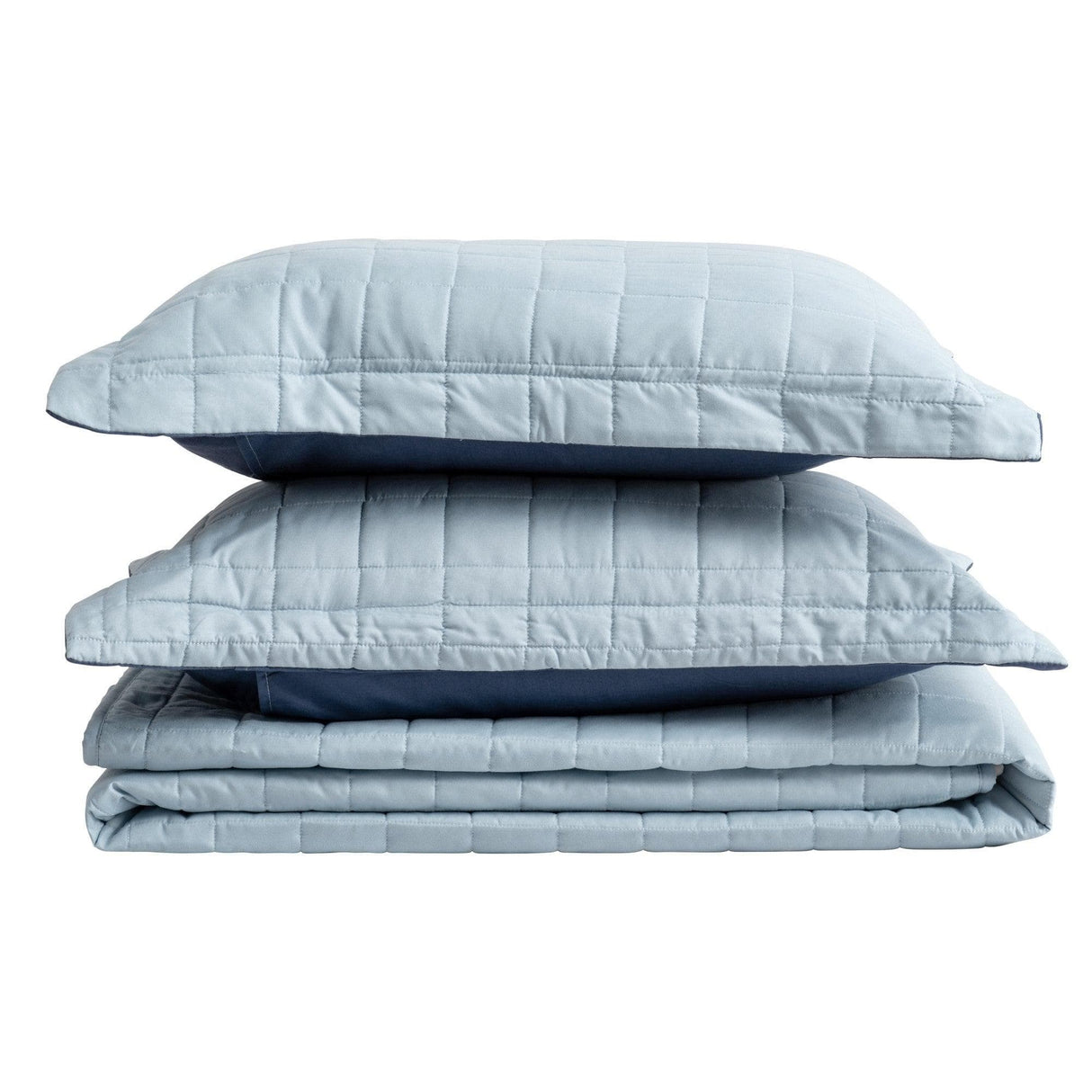 3 Piece Reversible Quilt Set - Mylo Collection
