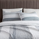 3-Piece Stripe Quilt - Dorothea Collection