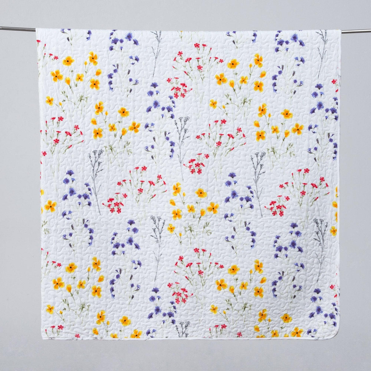 Colorful Floral 3 Piece Quilt Set - Marianne Collection