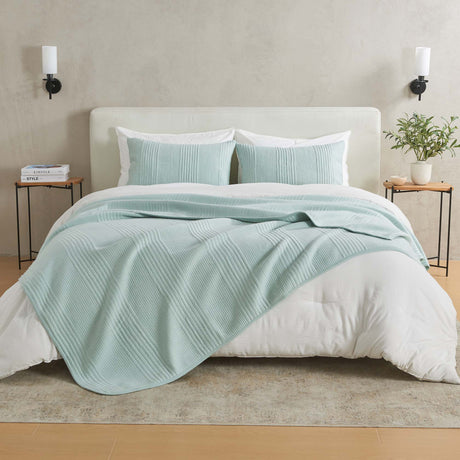 3 Piece Jersey Knit Quilt Set - Natalie Collection