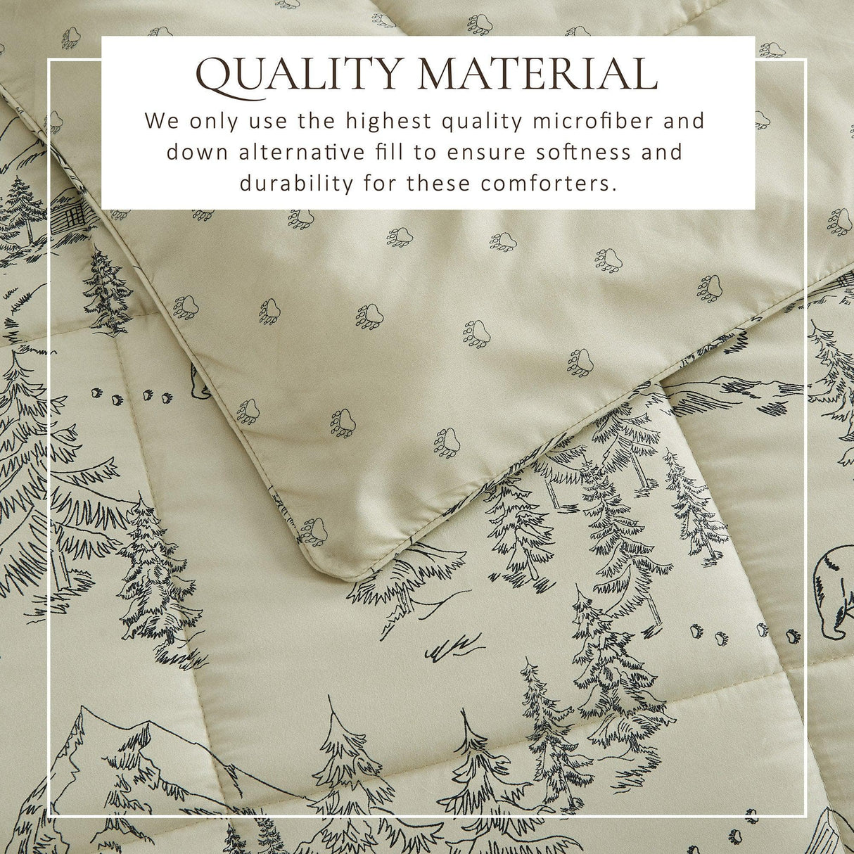 Reversible Winter Comforter Set - Odette Collection