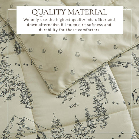 Reversible Winter Comforter Set - Odette Collection