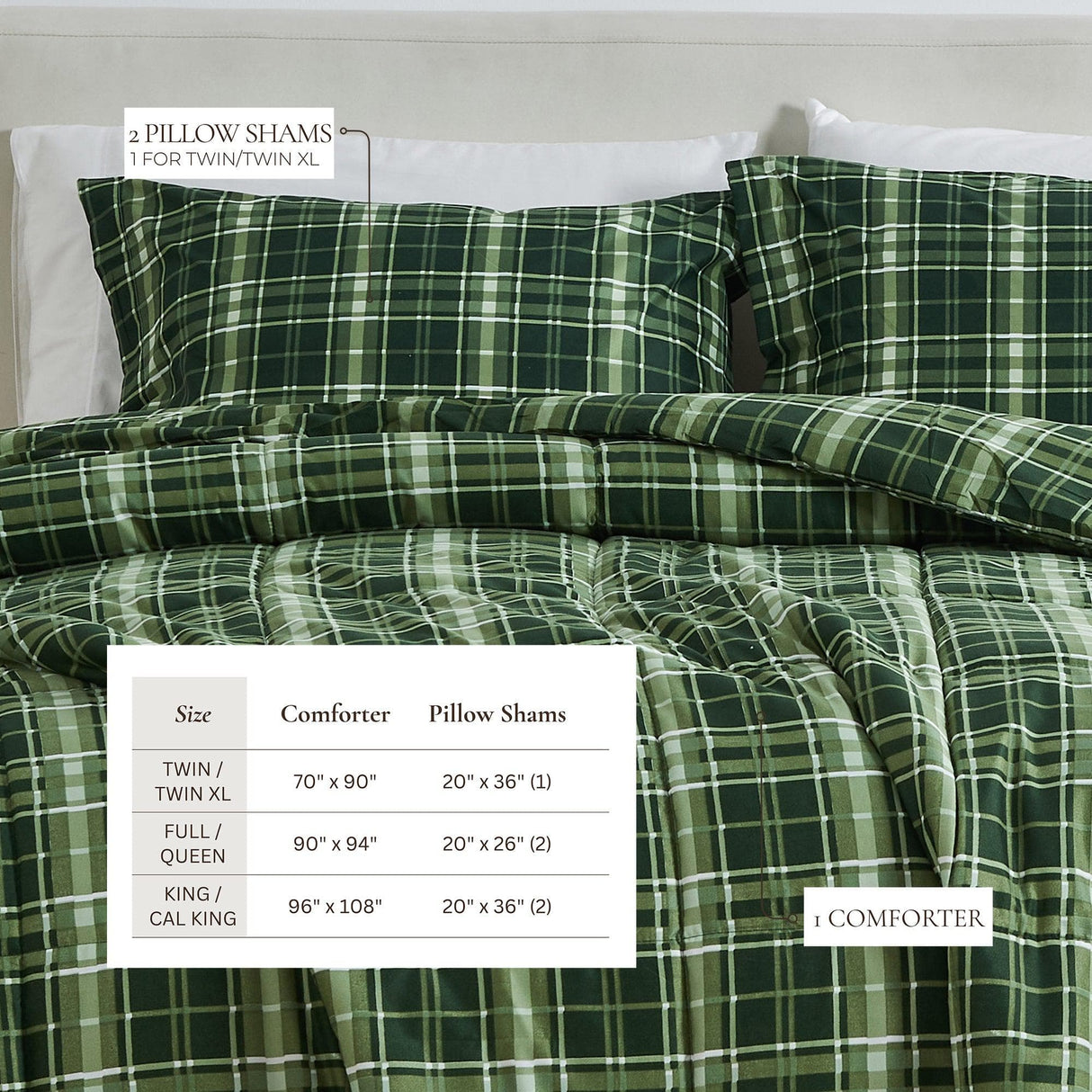 Reversible Winter Comforter Set - Odette Collection