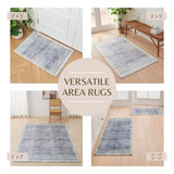 Distressed Moroccan Machine Washable Accent Area Rug & Runner 2 Pack - Neve Collection