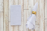 Seersucker Dinner Napkins, set of 4