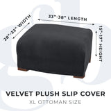 Velvet Stretch Slipcover - Gale Collection
