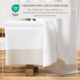 Cotton Linen-Like Border 6-Piece Towel Set - Priya Collection