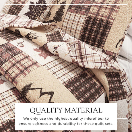 Redwood Lodge 3 Piece Quilt Set
