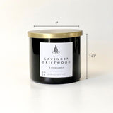 Lavender Driftwood Candle