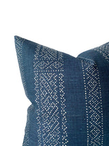 Miguel Pillow Cover in Indigo, McLaurin + Piercy Textiles