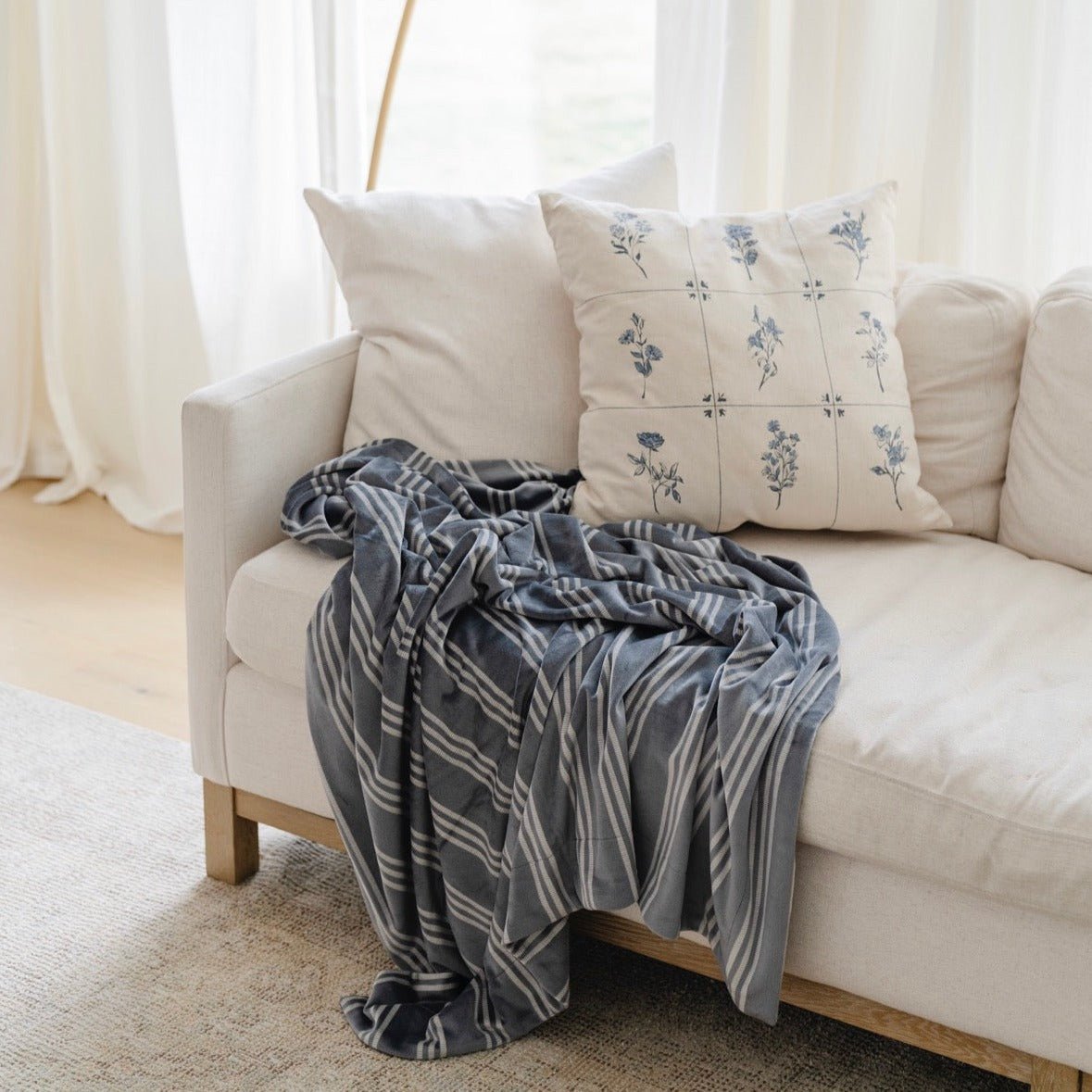 Minky Stretch Throw Blankets