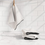 Cotton Border-Stitched 6-Piece Towel Set - Valery Collection