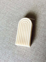 Rainbow Arch Candle – Handcrafted Soy Wax Artistry for a Colorful Touch