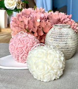 Rose Blossom Scented Candle - Premium Handmade Luxury Gift