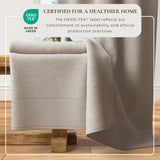 Cotton Linen-Like Border 6-Piece Towel Set - Priya Collection