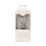 White Geode Bottle Stopper