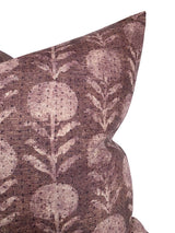 Zinnia Pillow Cover in Berry, McLaurin + Piercy Textiles
