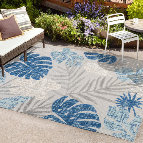 Monstera-Tropical-Leaf-High-Low-Indoor/Outdoor-Area-Rug-Rugs