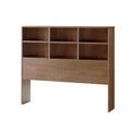 Wooden-Full-Size-Bookcase-Headboard-with-6-Open-Shelves-Bed-Frames