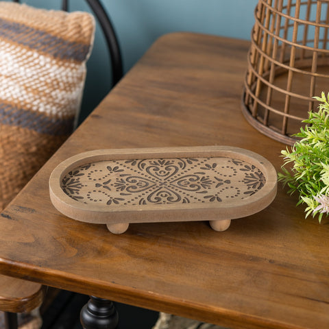 Etched-Wooden-Tray-(Set-of-2)-Natural-Decorative-Trays