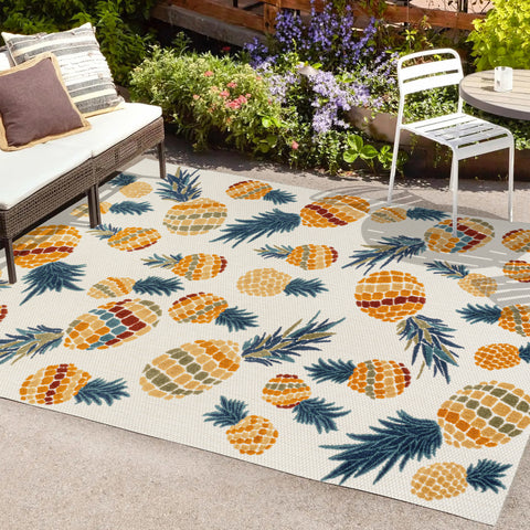 Bold-Pineapple-High-Low-Indoor/Outdoor-Area-Rug-Rugs